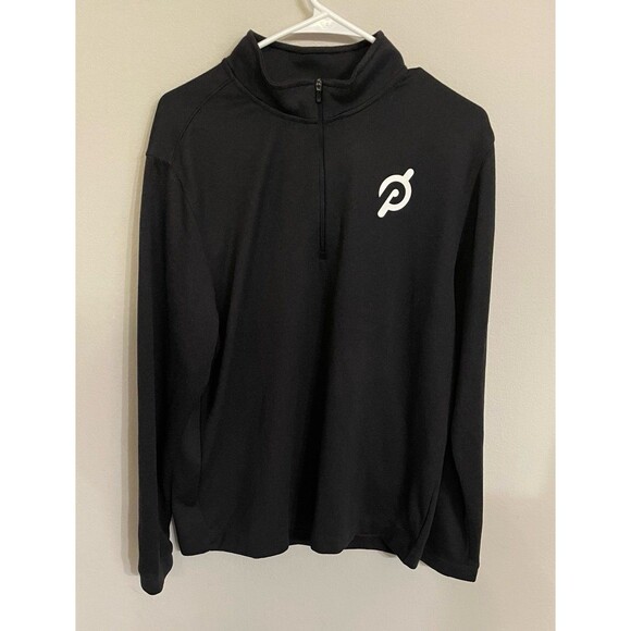 Black Rhône x Peloton Men’s Quarter Zip Pullover Shirt, Size Adult Extra Large - Picture 1 of 5